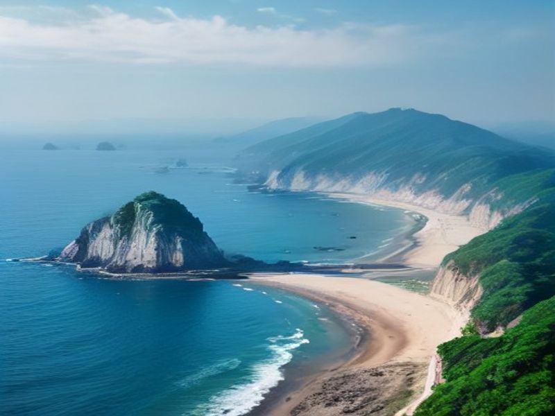 大连海滨丘陵与海崖
