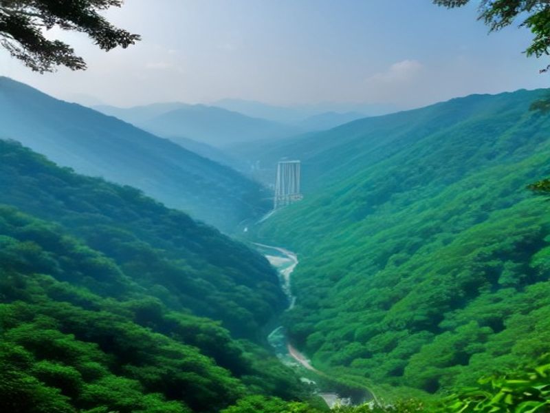 广州白云山与步道